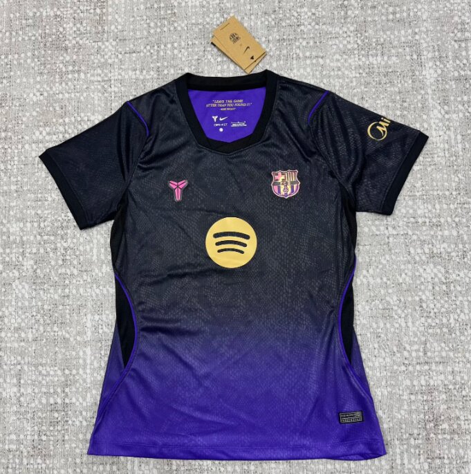 AAA Quality Barcelona Woman 26/27 Away Black/Purpl Soccer Jersey
